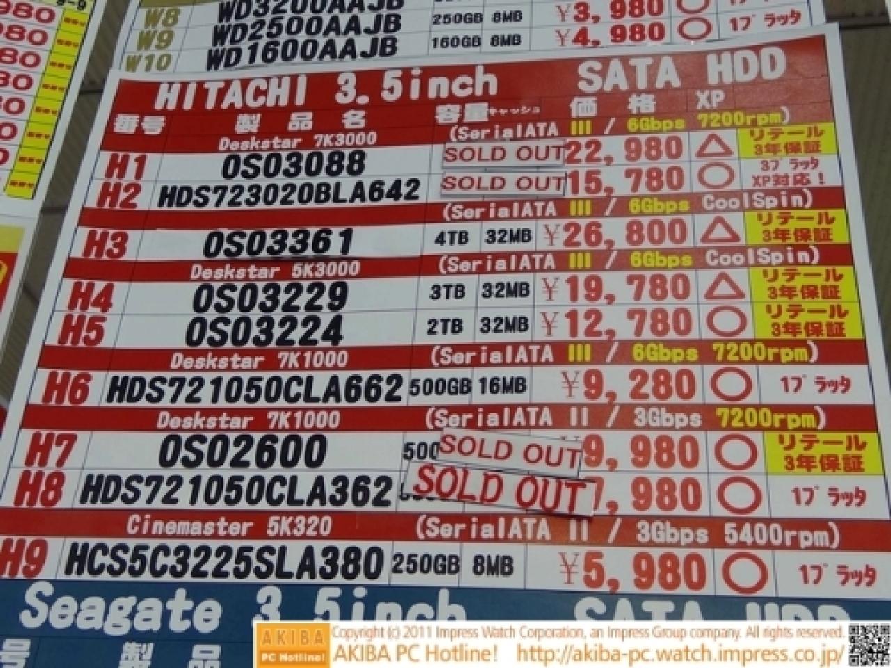 [09/12/2011] 4 Terabyte große Festplatte von Hitachi in Japan gesichtet. (4)