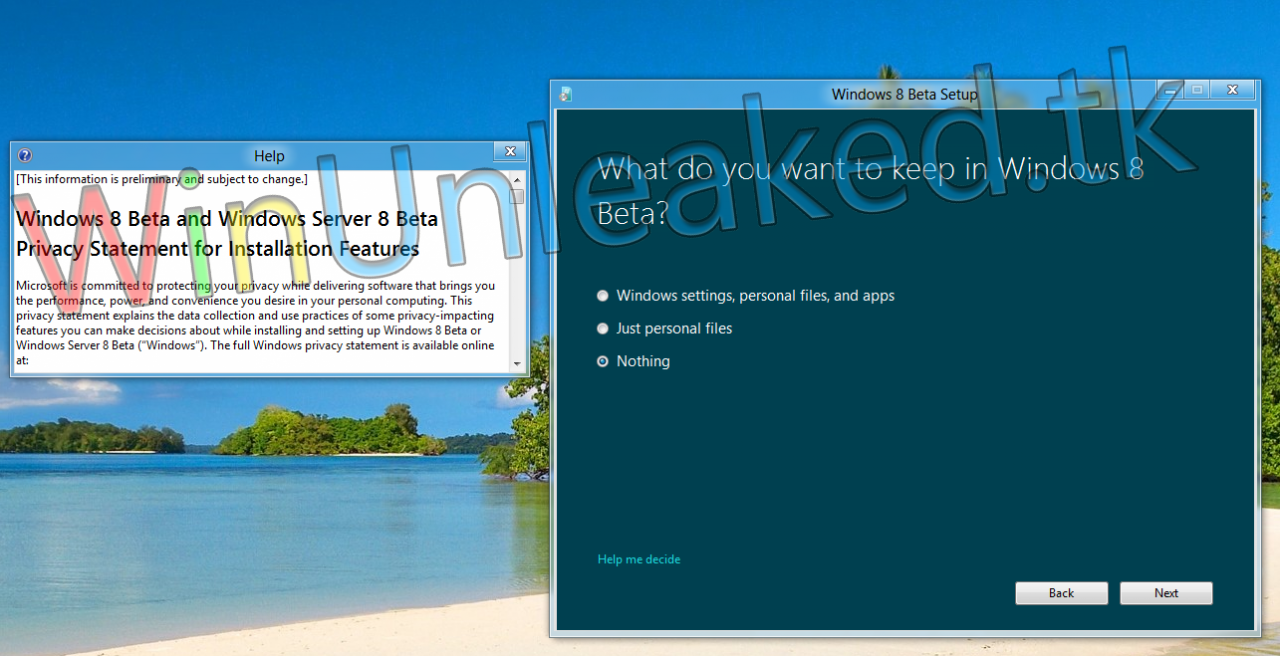[18/12/2011] Windows 8 steht laut inoffiziellen Informationen kurz davor, den Beta-Status von Microsoft zu erhalten. (2)