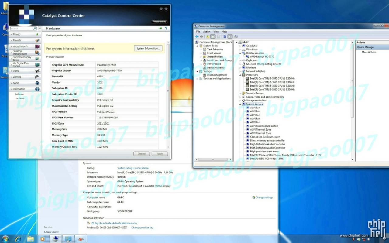 [30/12/2011] Radeon HD 7770: Leistung und Spezifikationen angeblich geleaktet - Benchmark-Ergebnisse mit Core i5-3550k. (2)