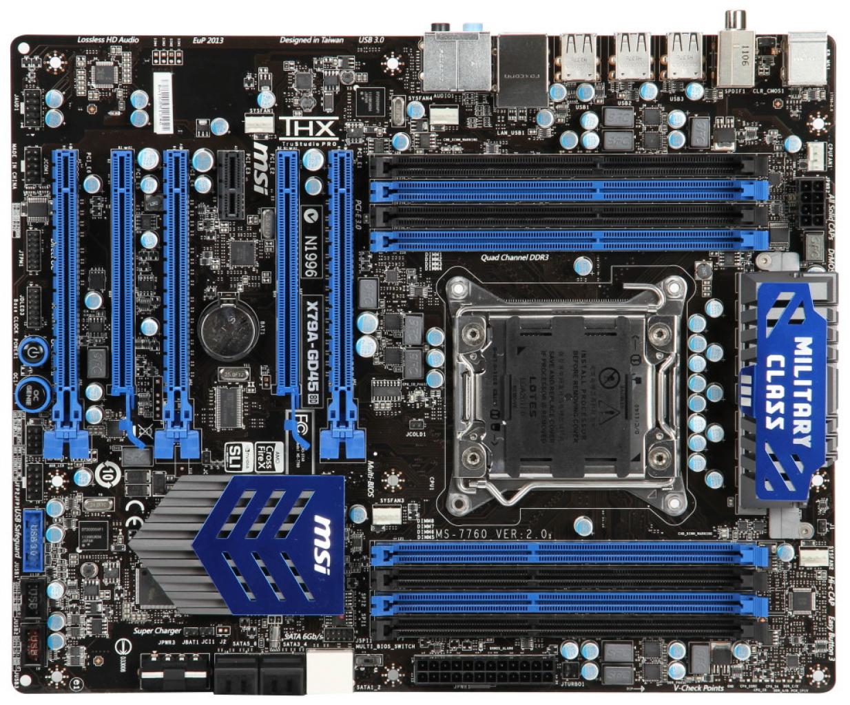 [15/12/2011] MSI stellt X79A-GD45 (8D) vor - X79-Platine mit acht RAM-Buchten für 128 GiByte. (2)