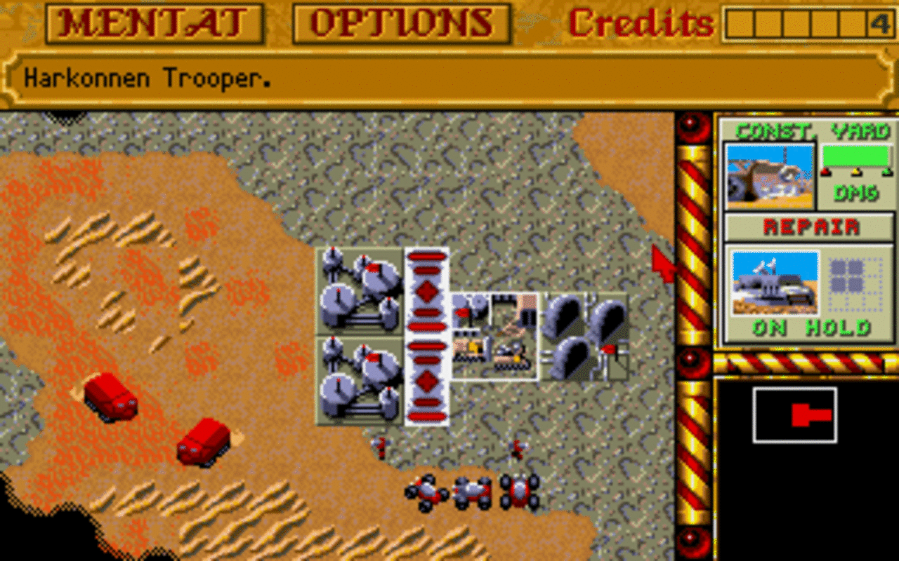 [21/01/2012] Dune 2 (1992): Der Urvater der Echtzeit-Strategie wurde 1992 von Westwood veröffentlicht. Basenbau, Sammler und Einheitensteuerung wurden schon damals etabliert und sind seitdem prägend für viele Strategiespiele. Bis heute lassen sich zahlreiche Fans dieses Klassikers finden, höchstwahrscheinlich auch wegen dem weltbekannten Szenario.