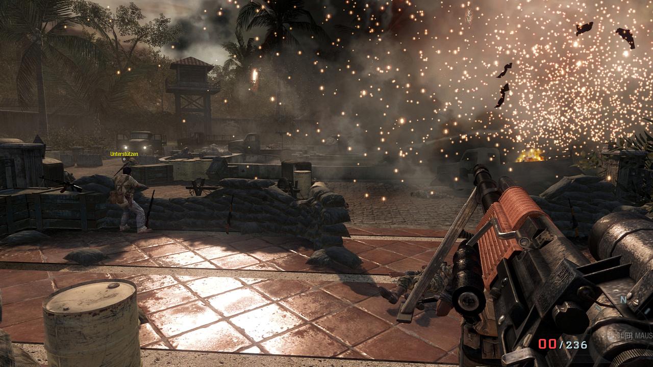 [20/01/2012] 2010: Ja, selbst ein CoD Black Ops liefert Reflexionen auf dem Boden ... was aber vermutlich nur daran liegt, dass dies die Engine schon bei ihrem Debüt in Call of Duty 2 beherrschte