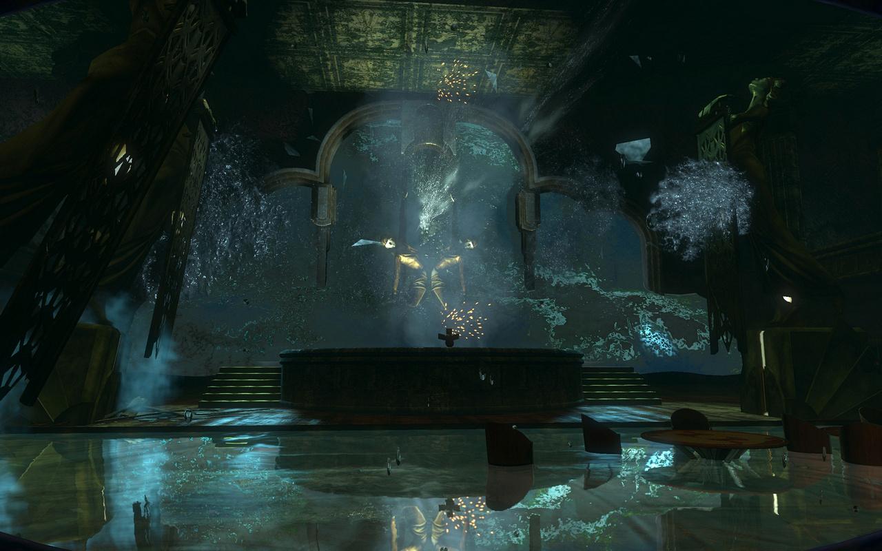 [09/01/2012] 2010: Bioshock 2 bietet wie sein Vorgänger einen DX10-Pfad, der zwar durch Material-Shader besser aussieht als DX9 aber keine Kantenglättung erlaubt