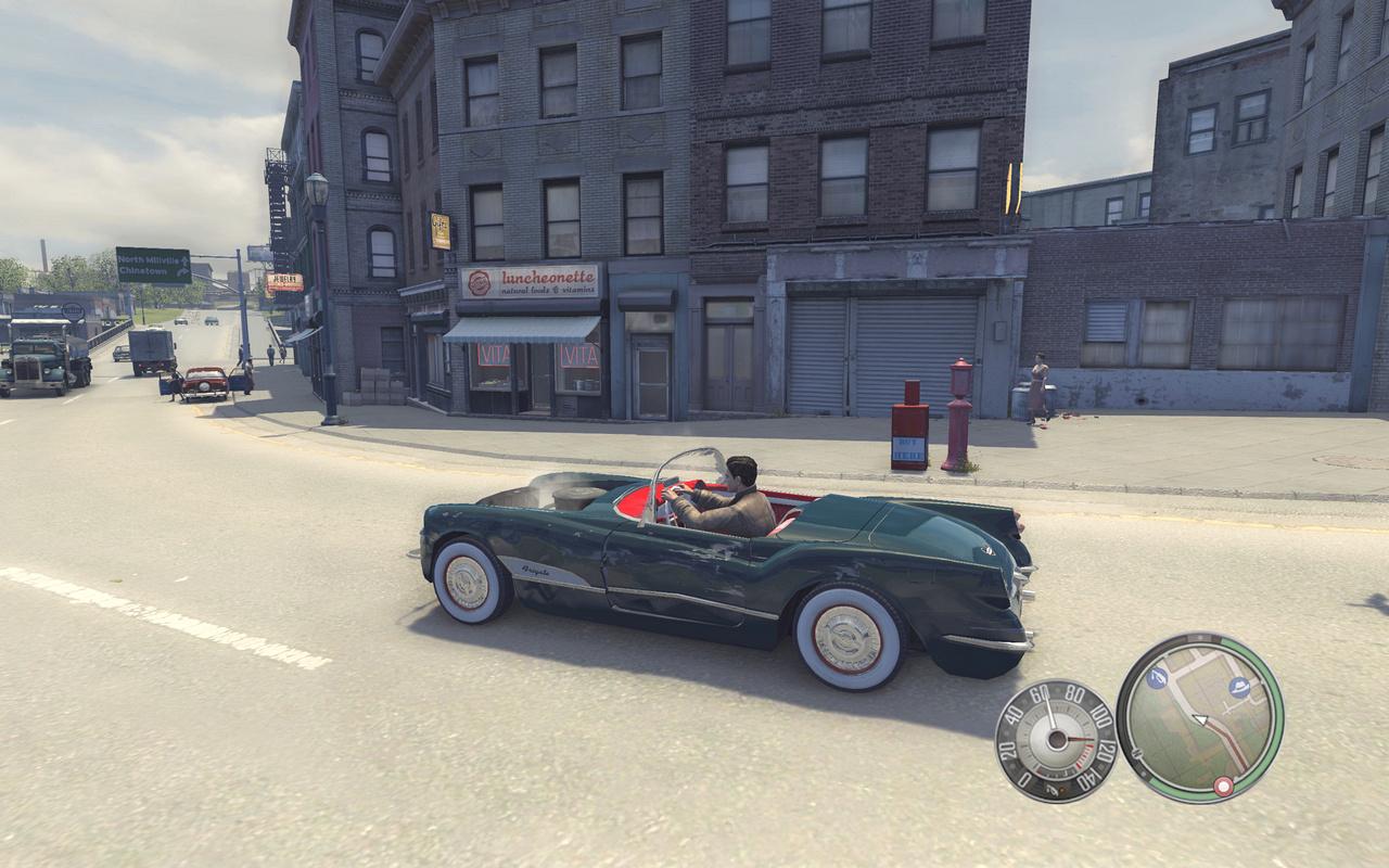 [20/01/2012] 2010: Mafia 2 dürfte aus technischer Sicht vor allem für PhysX bekannt sein, aber auch die vielen Oldtimer spiegeln recht schick