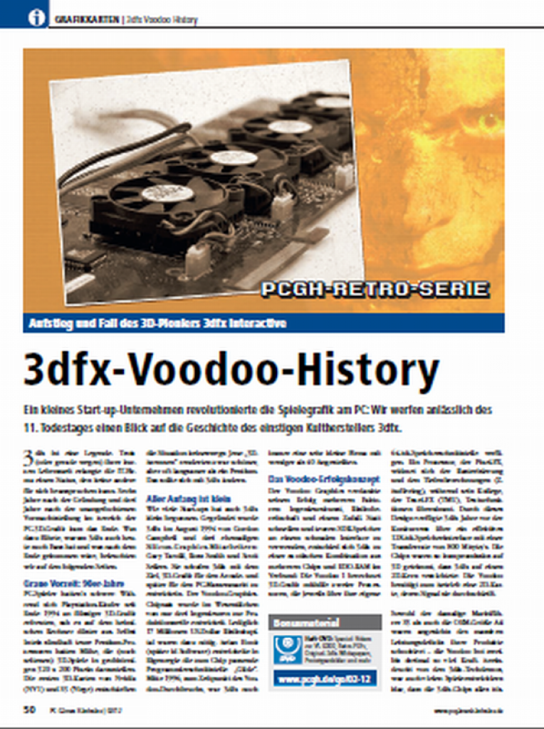 [03/01/2012] 3dfx Voodoo History: Retro-Special der PCGH 02/2012 (1)