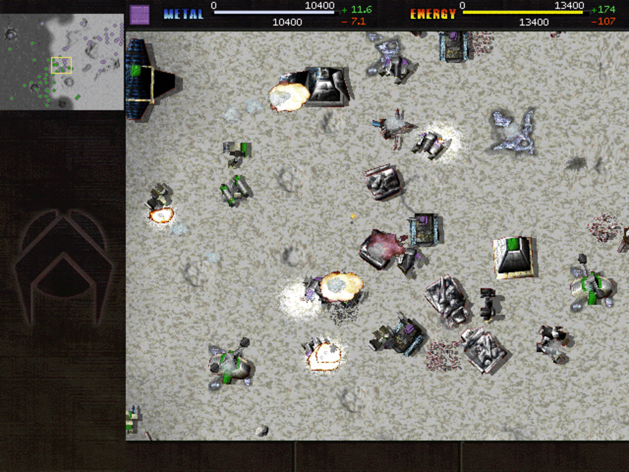 [21/01/2012] Total Annihilation (1997): Die riesige Truppen- und Kartengröße verblüffte im Jahr 1997 die Spieler. Massenschlachten waren früher nur eine Wunschvorstellung, mit Total Annihilation konnte der Spieler erstmals eine riesige Armee steuern. Auch grafisch konnte der Titel durch aufwendige Texturen überzeugen.