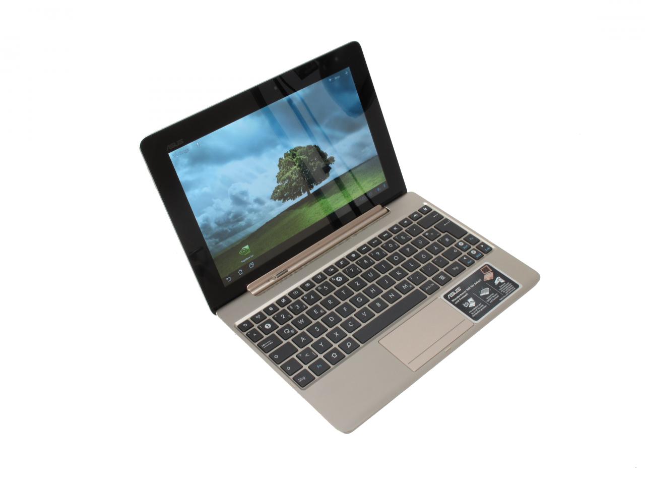 [04/01/2012] Sieht aus wie ein Notebook, ist aber keins. Das Asus Eee Pad Transformer Prime mit Quad-Core-CPU ist ein Hybrid aus Tablet und Netbook und erreicht enorme Akkulaufzeiten. Gerade frisch: Das Update auf Android 4 Ice Cream Sandwich.