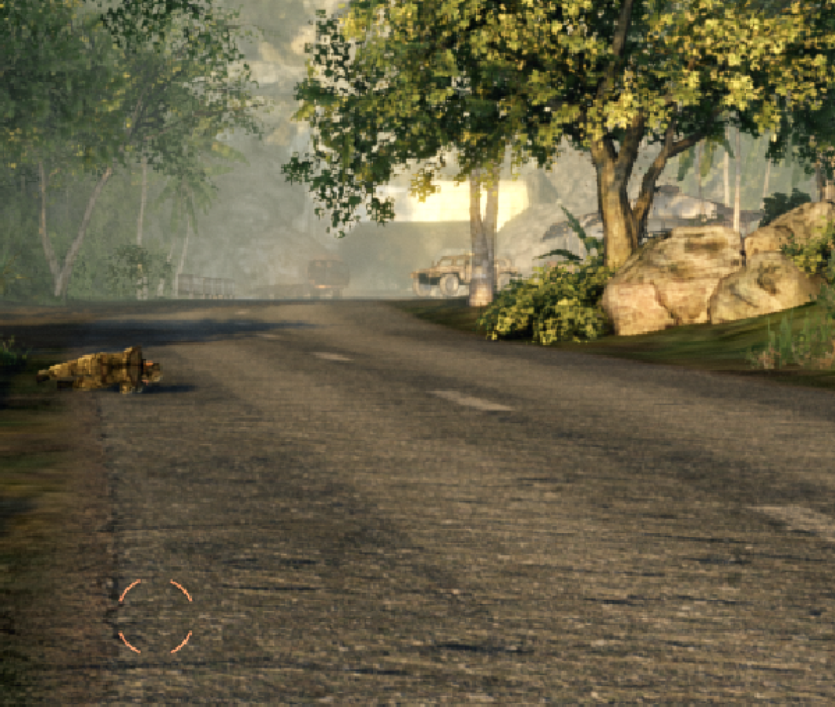 Crysis WH mit 4x SGSSAA unter DX10: unscharf