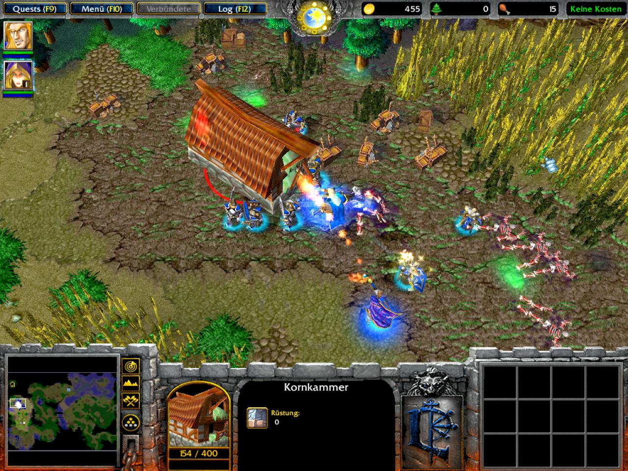 [05/01/2012] DX8: Warcraft 3 ist 2002 für ein Blizzard-Spiel vergleichsweise technisch fortschrittlich