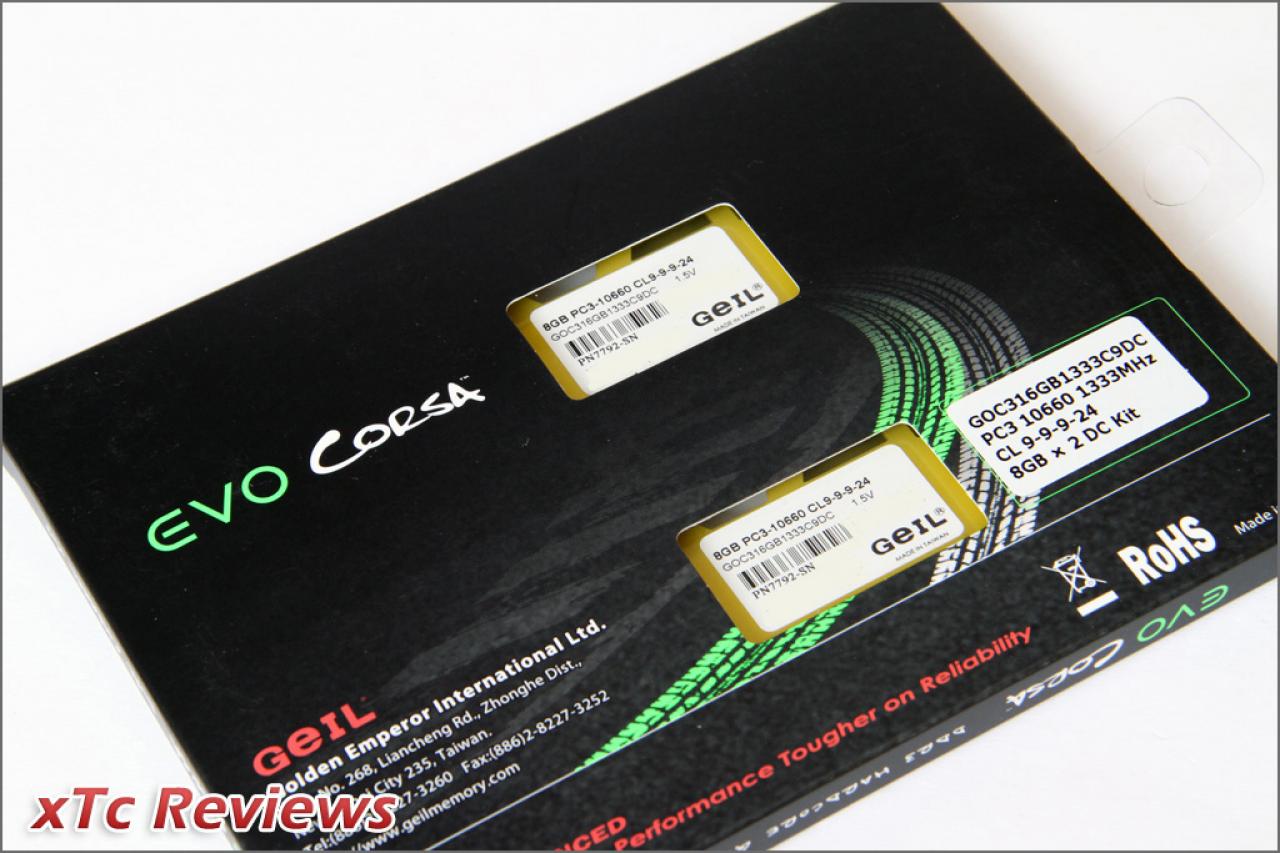 [20/01/2012] Geil Evo Corsa DDR3-1333 CL9 16-GiByte-Kit im PCGHX-Test (2)
