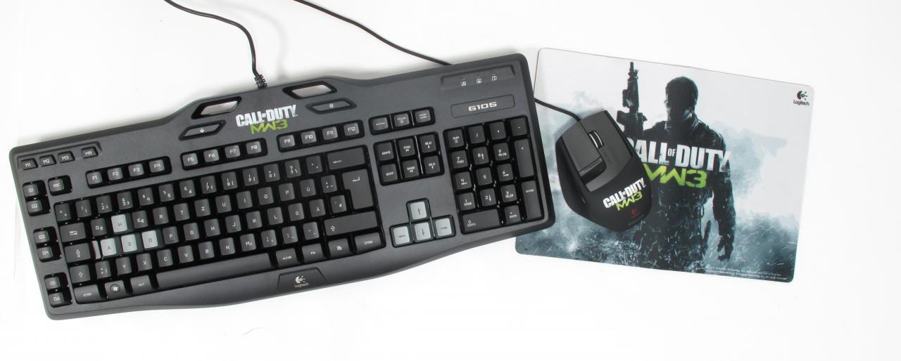 [03/01/2012] Neu im Testlabor: Logitech Modern Warfare 3-Kombi aus G105, G9x und Mauspad (5)