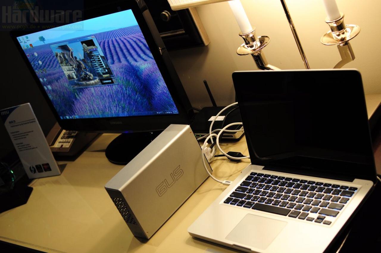 [12/01/2012] MSI GUS II: Externe Grafik am Notebook via Thunderbolt (3) 