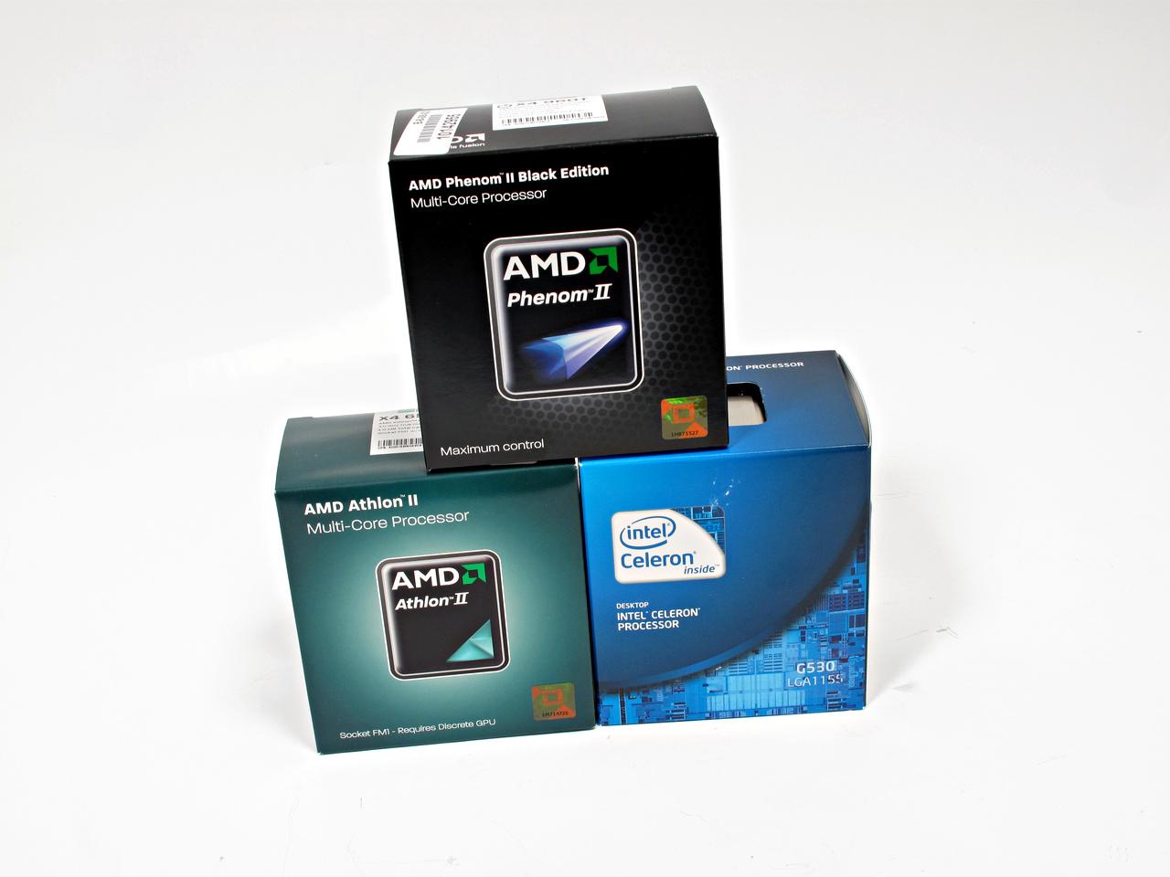 [04/01/2012] Neu im Testlabor: Phenom II X4 960T (Thuban), Athlon II X4 651 (Llano) und Celeron G530 (Sandy Bridge)