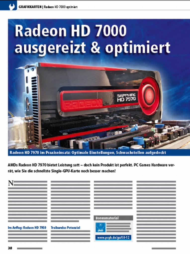[31/01/2012] Radeon HD 7900 optimiert & ausgereizt: Vorschau auf die PCGH 03/2012 (2)
