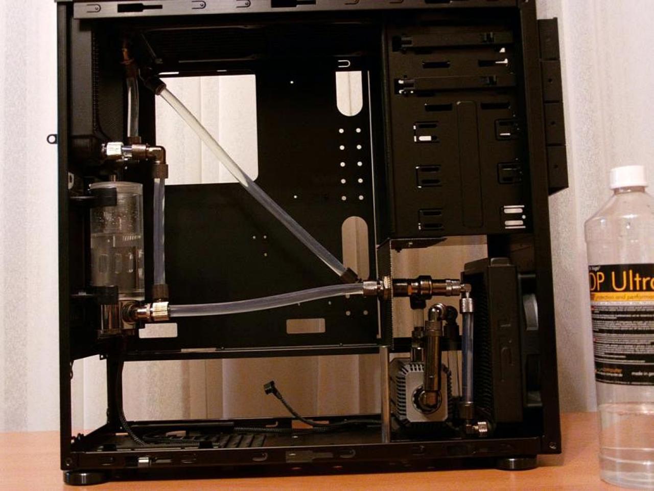 [23/01/2012] Update mit Netzteiltestgerät, Wakü-580 und schickem Triple-Radiator (9)