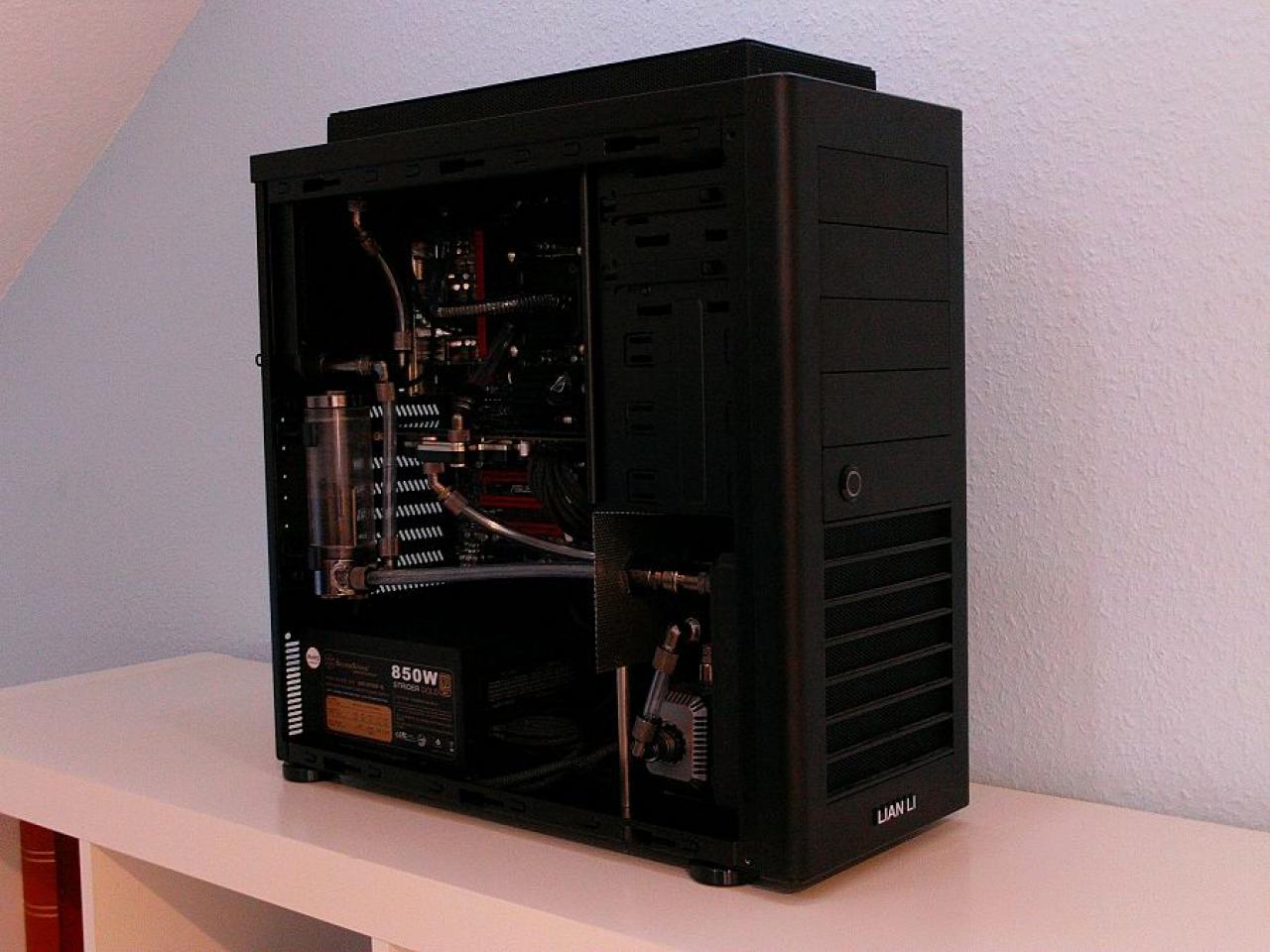 [23/01/2012] Update mit Netzteiltestgerät, Wakü-580 und schickem Triple-Radiator (34)