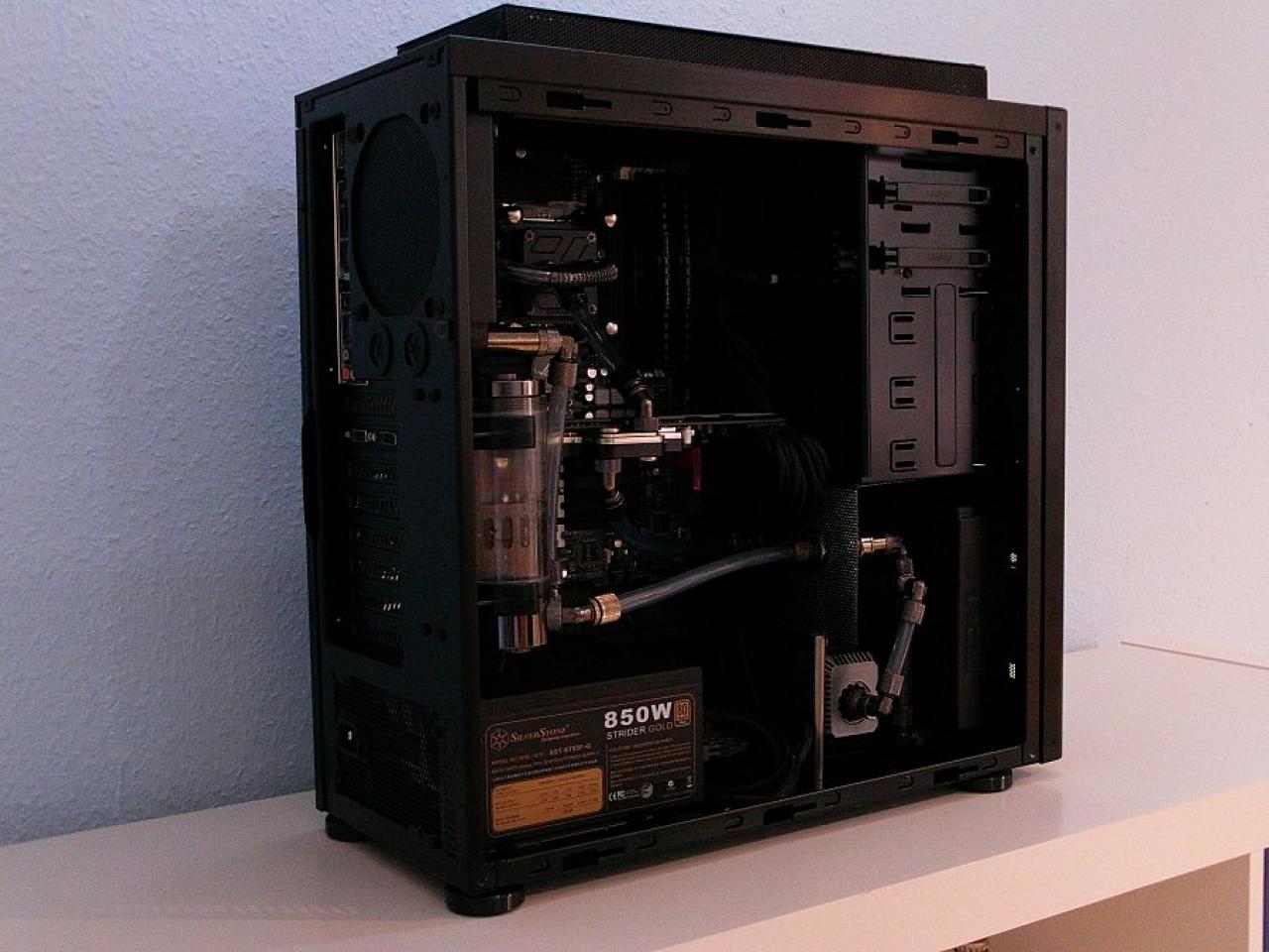[23/01/2012] Update mit Netzteiltestgerät, Wakü-580 und schickem Triple-Radiator (36)
