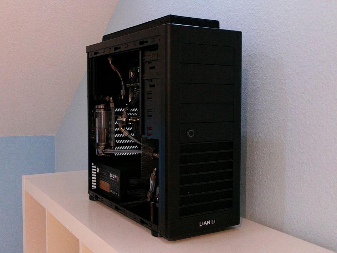 [23/01/2012] Update mit Netzteiltestgerät, Wakü-580 und schickem Triple-Radiator (44)
