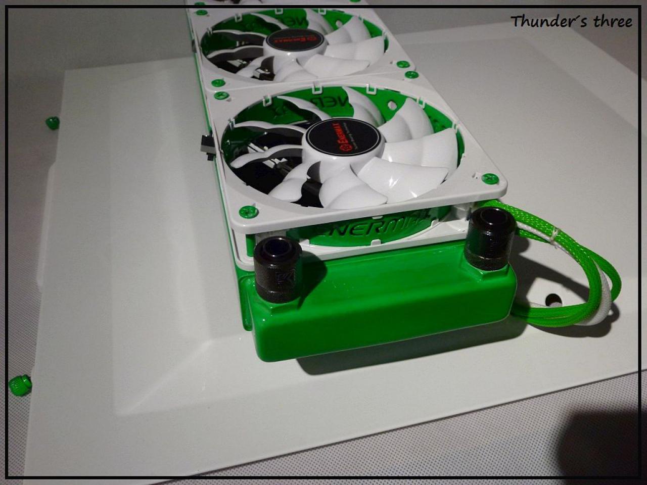[20/01/2012] Wakü-PC in Weiß und Neongrün: Mit dem speziellen Farbmix zum Erfolg? Update: Graka-Abdeckung und Nvidia-Logo (35)