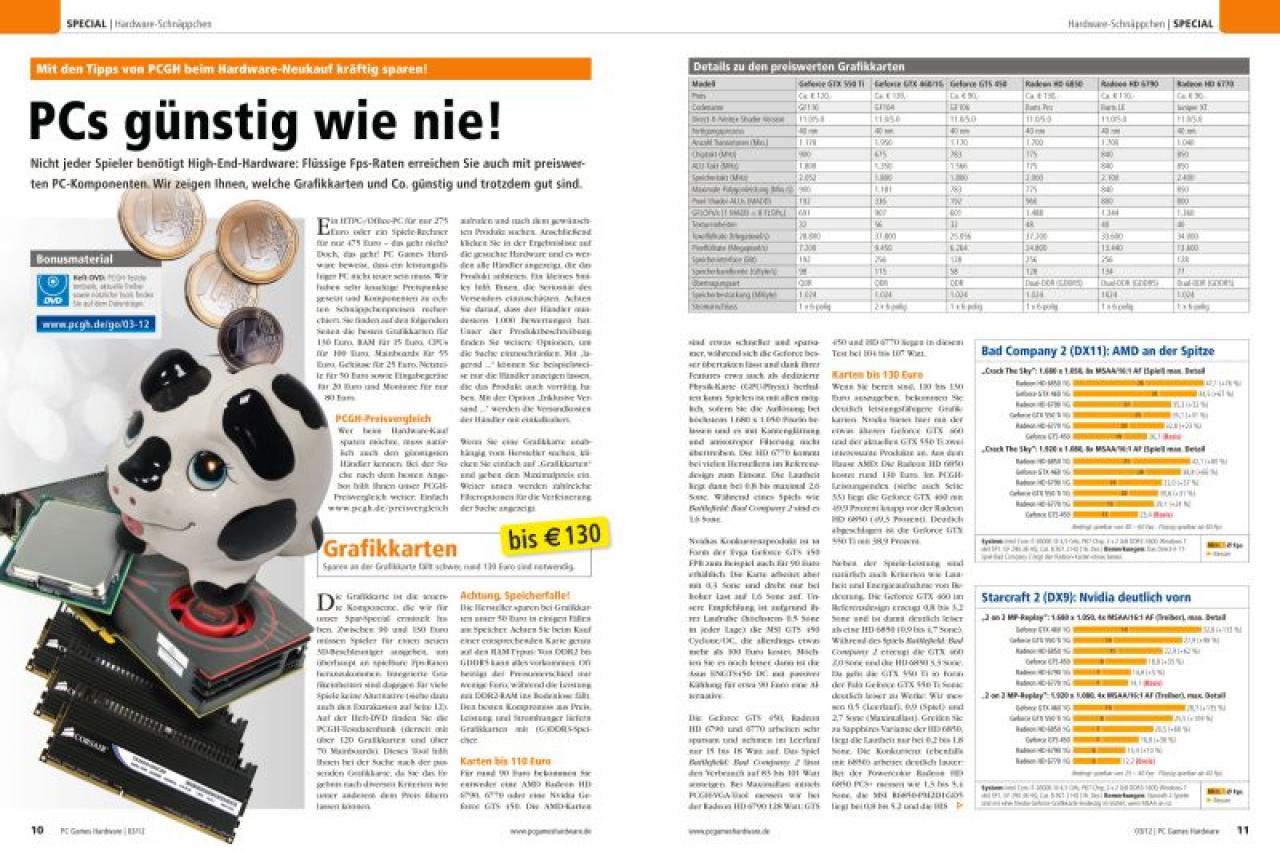 [27/01/2012] PC Games Hardware 03/2012: Günstig Hardware kaufen!