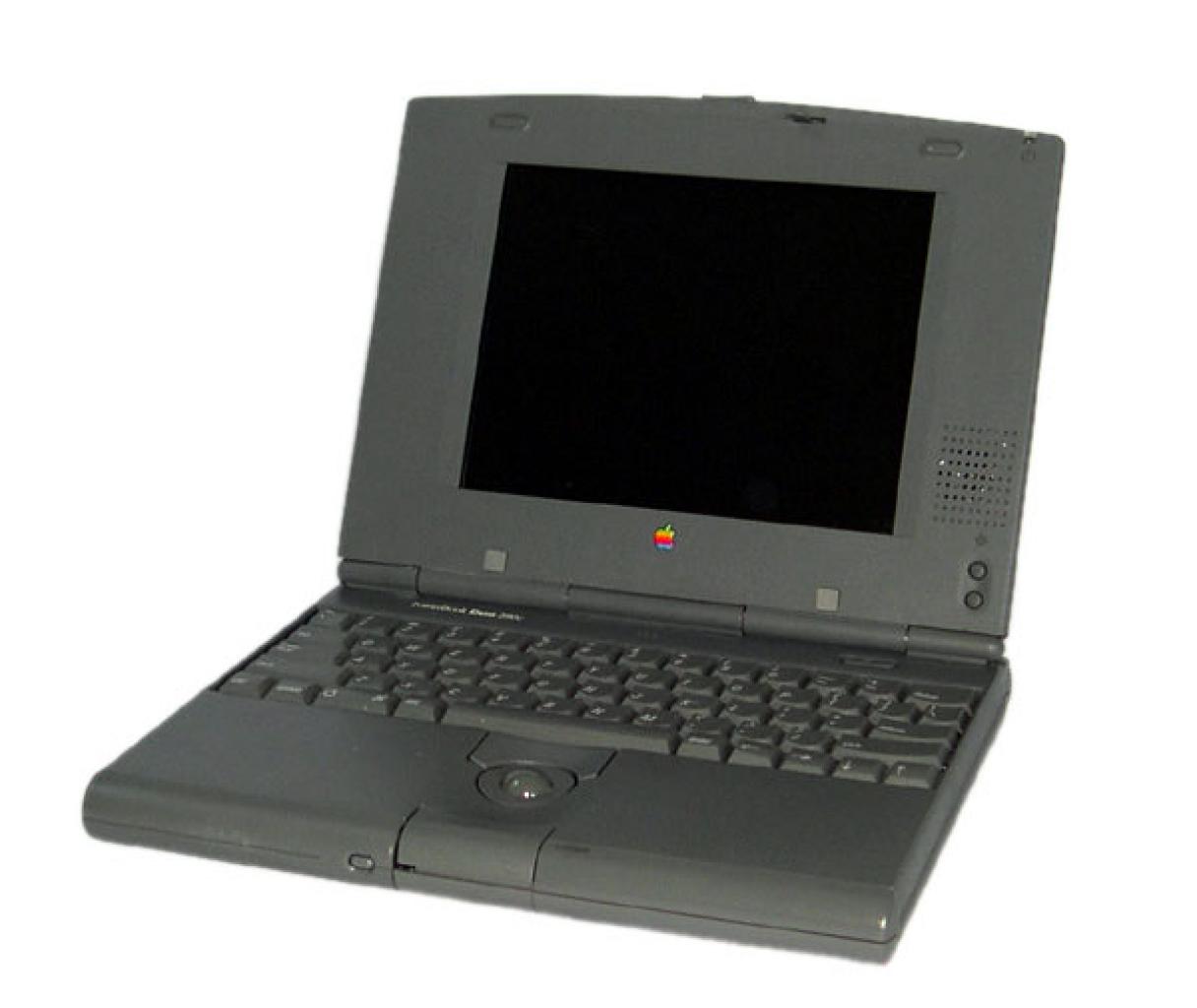 [27/01/2012] Apple Powerbook - der Nachfolger des erfolglosen Mac Portable aus dem Jahre 1989 kam 1991 auf den Markt. Das Gerät konnte mit einer guten Laufzeit und grafischen Verbesserungen aufwarten. Dieses Bild basiert auf dem Bild PowerBook Duo aus der freien Mediendatenbank Wikimedia Commons und steht unter der GNU-Lizenz für freie Dokumentation. Der Urheber des Bildes ist Alexander Schaelss.