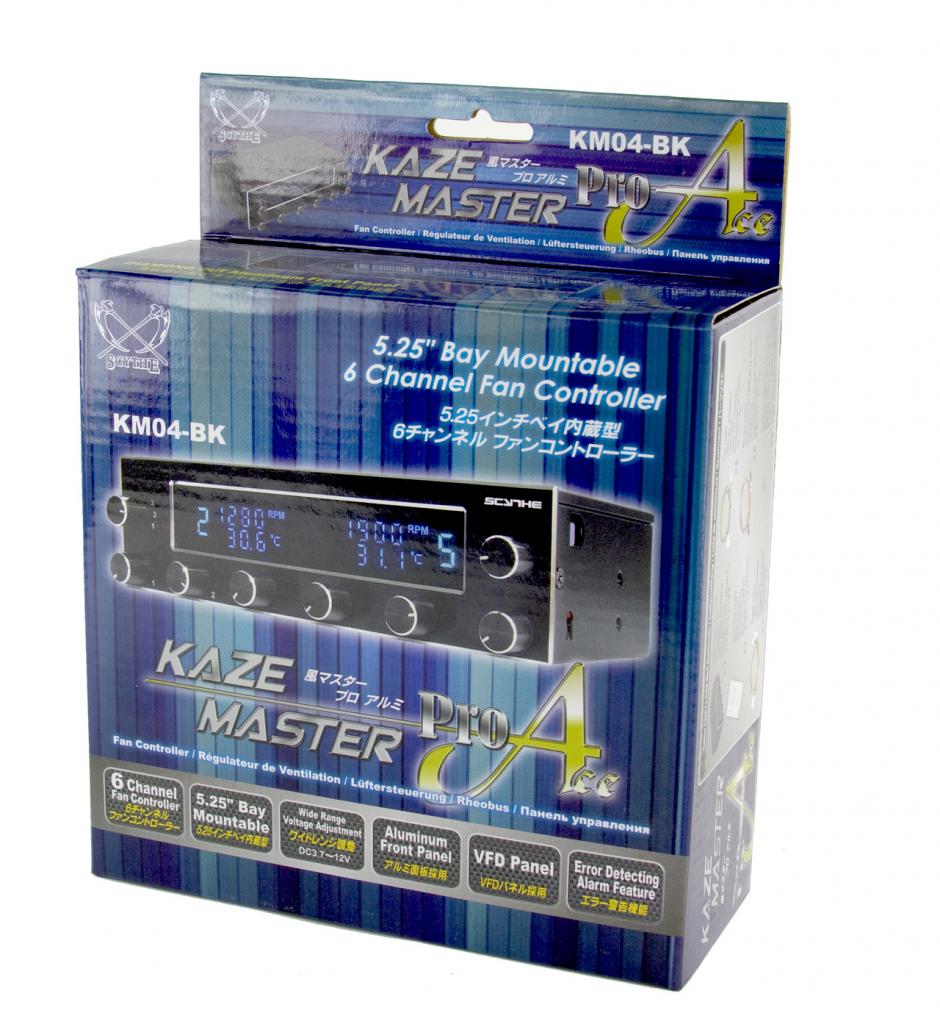 [13/01/2012] Scythe Kaze Master Pro Ace vor: Neue Lüftersteuerung für sechs Propeller plus sechs Temperatursensoren (7)