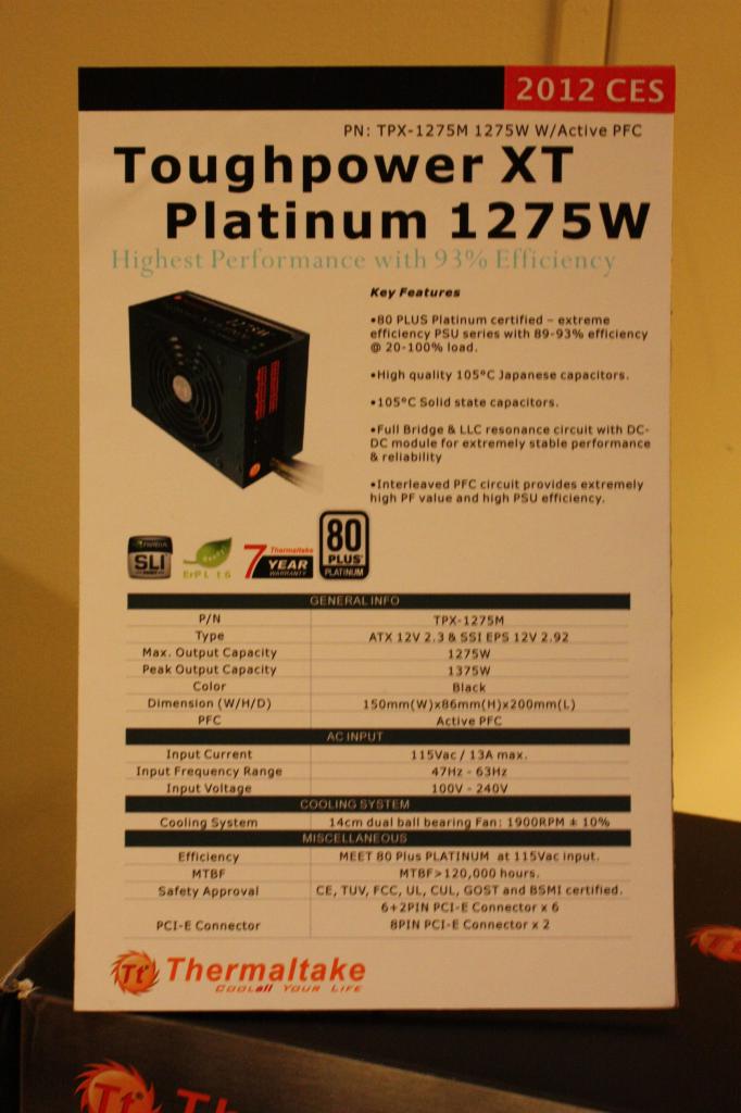 [11/01/2012] Thermaltake Netzteile auf der CES 2012 (5)