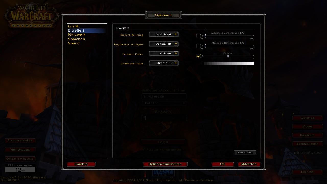 [03/01/2012] FAQ: So bencht PCGH Spiele - WoW