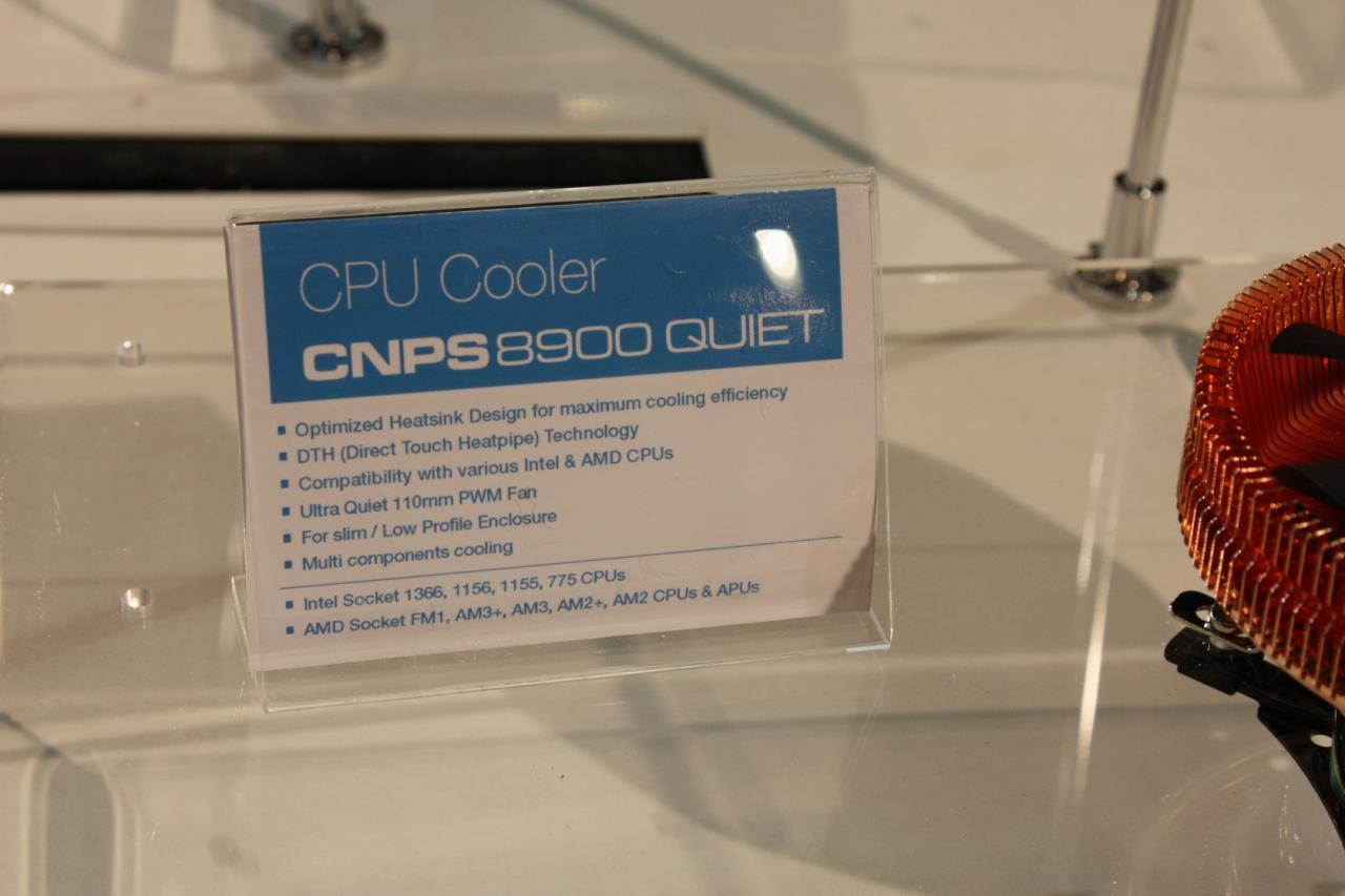 [11/01/2012] CES 2012: Alle CPU-Kühler von Zalman in der Galerie (5)