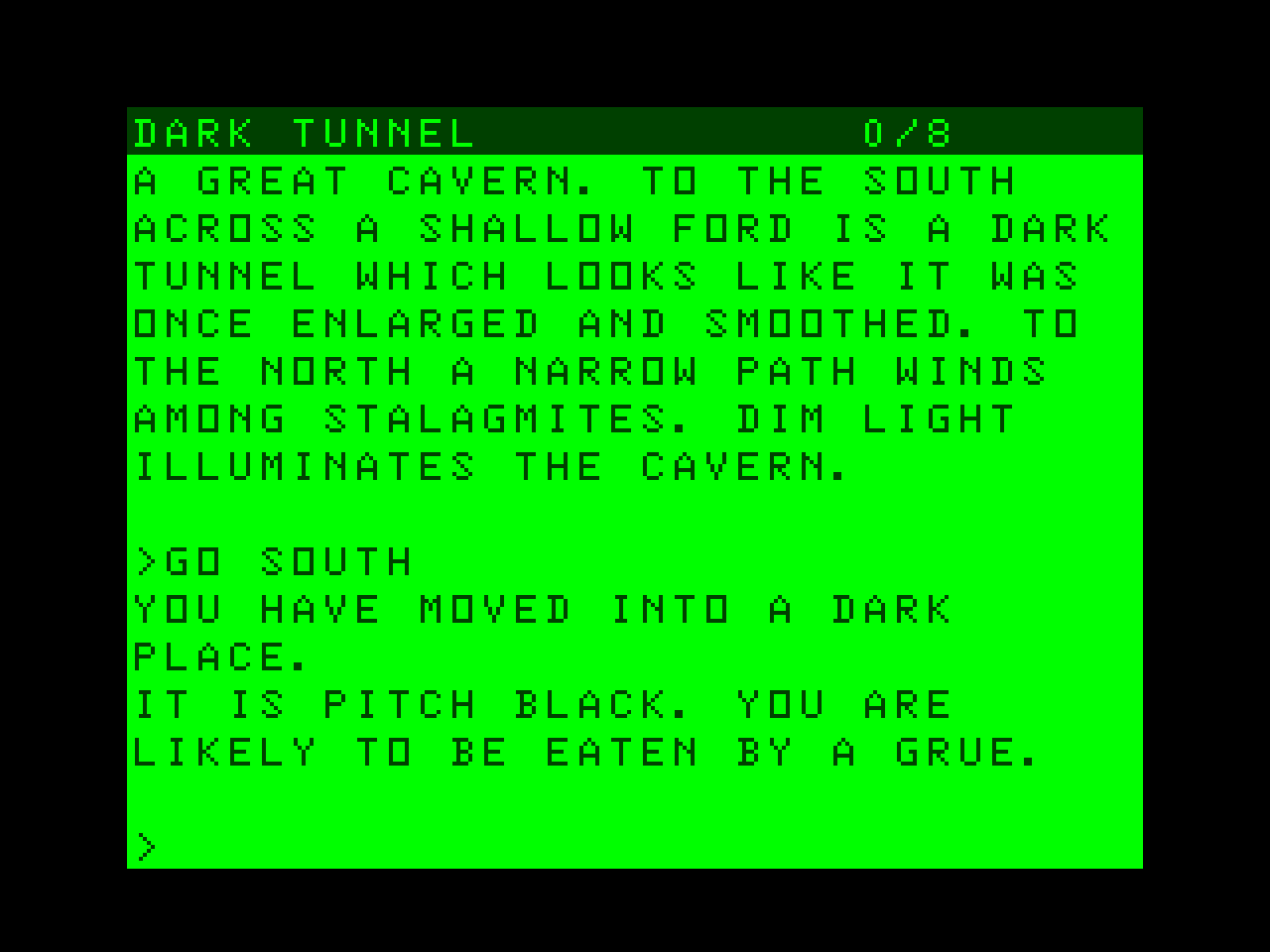 [24/01/2012] Zork-Reihe. Diese textbasierten Rollenspiele sind bei vielen Fans bis heute beliebt. Der erste Teil erschien 1980 kurz nach der Firmengründung.