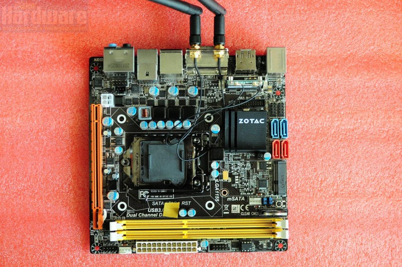 [11/01/2012] Zotac Mini ITX Board fuer Intel CPU - welcher Chipsatz könnte sich unter dem Aufkleber wohl verstecken?