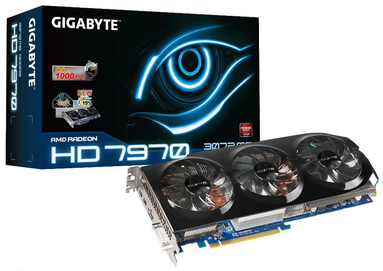 [19/01/2012] Gigabyte Radeon HD 7970 mit Custom-Kühler und mehr Takt (2)