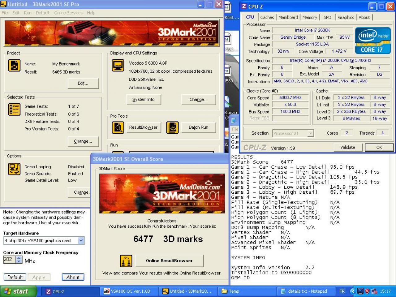 [17/01/2012] 3dfx Vodoo 5 6000 auf 200 MHz: Bastler bringt nie erschienen Klassiker mit Core i7-2600K ans Limit (28)