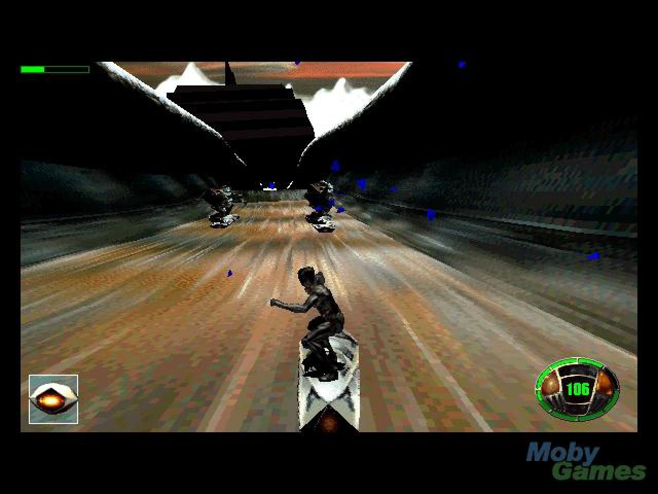 [11/02/2012] MDK (1997): Schnelles, abwechslungsreiches Gameplay wurde schon im Jahr 1997 groß geschrieben. Damals erschien nämlich der Action-Titel MDK, in dem der Spieler in einer futuristischen Welt zahlreiche Gegner ausschalten musste. Besonders interessant war dabei die Mischung aus Shooter-, Rennspiel- und Jump'n'Run-Einlagen.