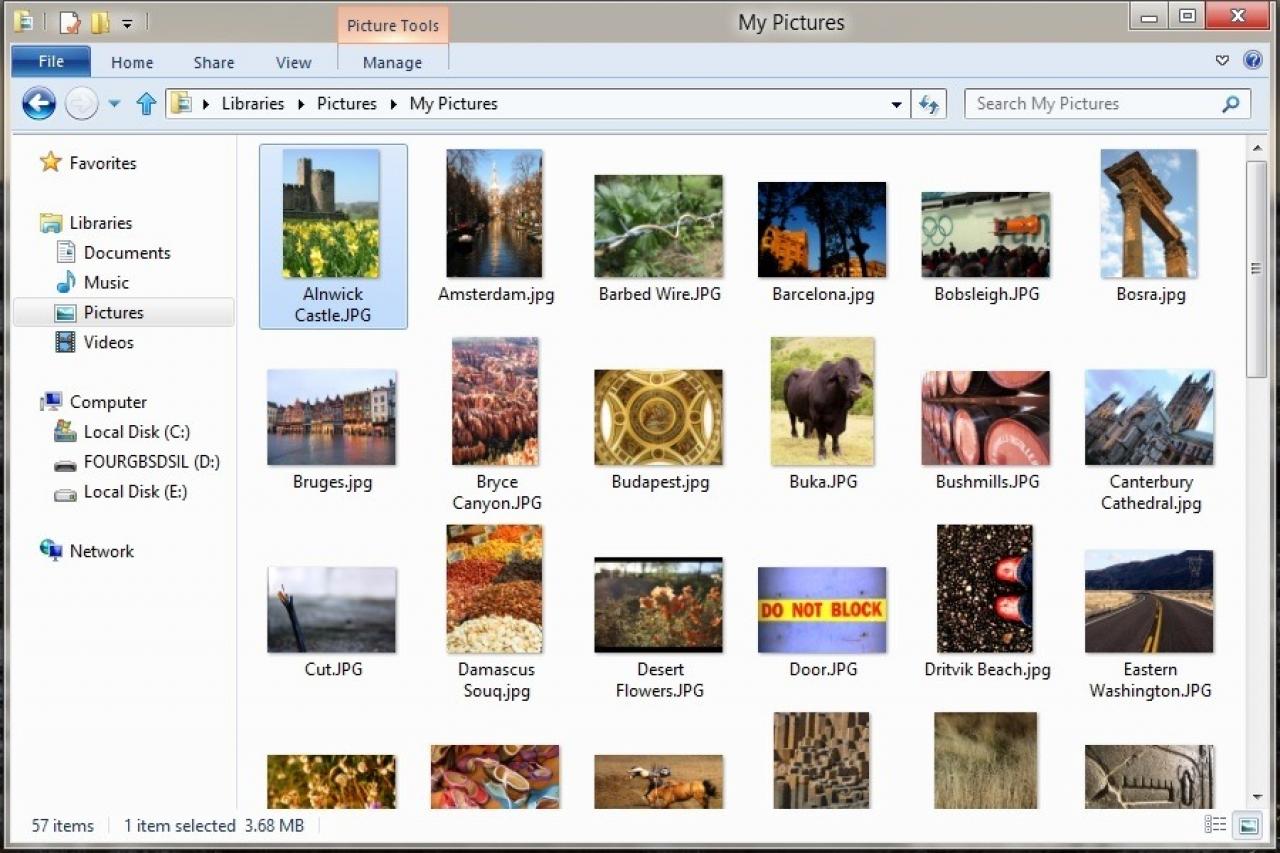 [03/02/2012] Kompaktheit soll ein Markenzeichen der Oberfläche von Windows 8 werden. Mit minimiertem Ribbon erfüllt der Explorer diese Vorgabe, aber wie der Verzicht auf Menüleiste und Schaltflächen ankommt, wird sich zeigen müssen.