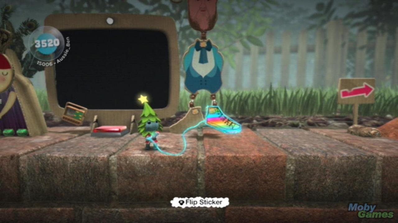 [13/02/2012] Little Big Planet (2008): Neben dem spaßigen Jump'n'Run ist vor allem die offen gestaltbare Spielewelt ein Highlight von Little Big Planet. Sticker, Plakate und besondere Designs konnten vom Spieler platziert werden und die Welt so frei nach dem Willen des Users umgestaltet werden.