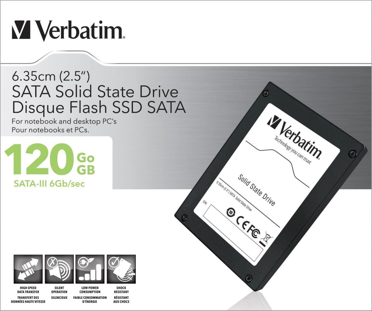 [09/02/2012] Verbatim mit neuen SATA-6-Gb/s-SSDs in 120 und 240 GByte (1)