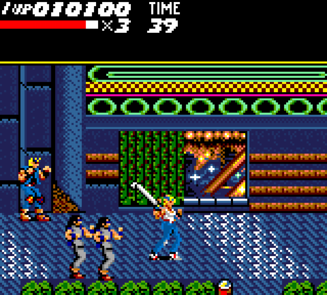 [11/02/2012] Streets of Rage (1991): Wenn mal wieder zahllose Verbrecher die Straßen unsicher machen, dann sind die Helden aus Streets of Rage meistens nicht weit. Mit heftige Tritten oder Eisenstangen bewaffnet machen Sie hier ganze Armeen von Verbrechern den Erdboden gleich und kämpfen sich so zu dem Oberboss der Gesetzlosen.
