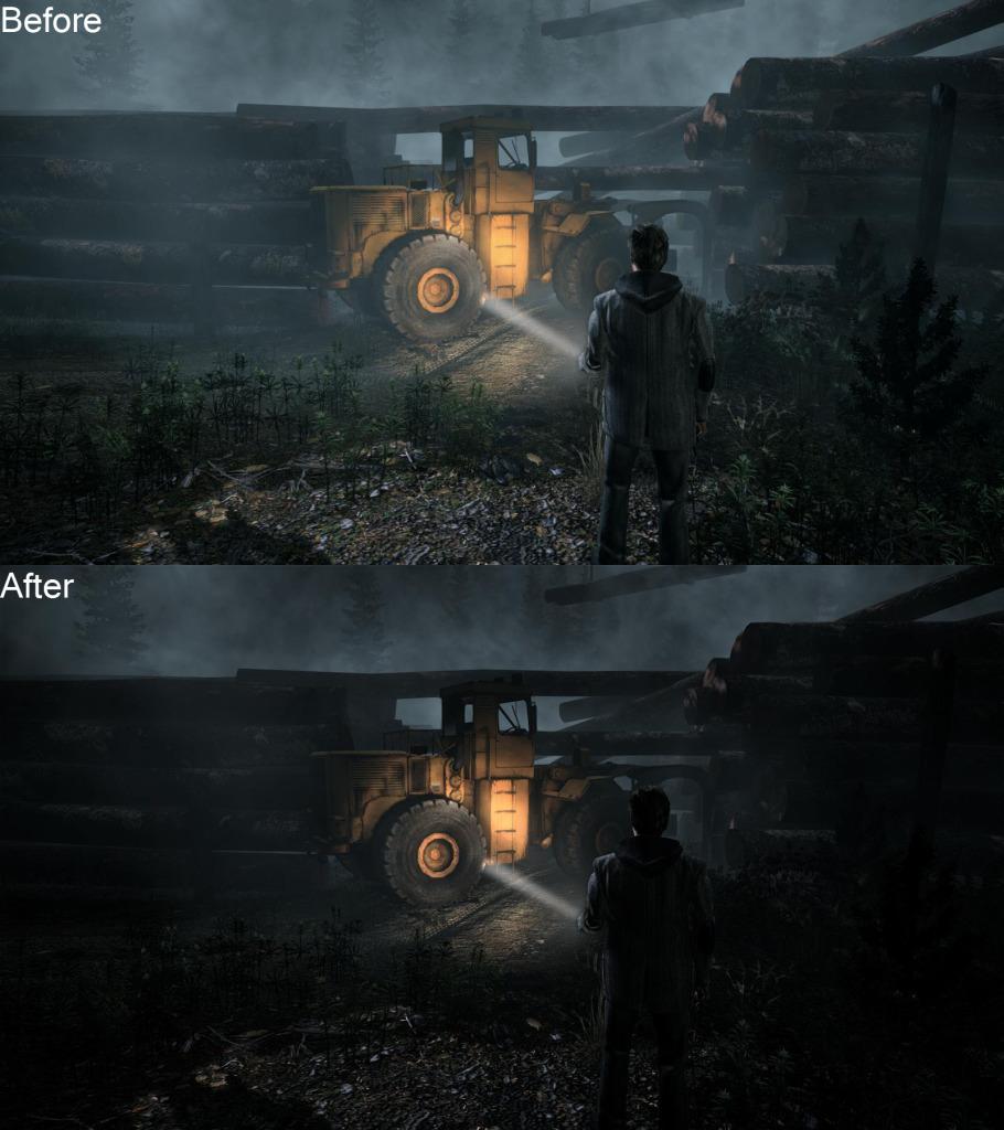 [23/02/2012] Alan Wake mit und ohne FXAA Injector. Mehr Infos zur Mod (1)