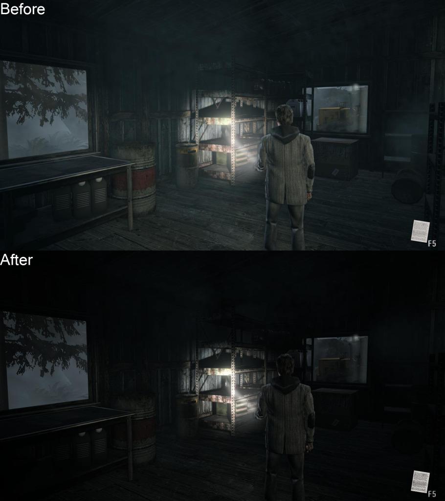 [23/02/2012] Alan Wake mit und ohne FXAA Injector. Mehr Infos zur Mod (2)