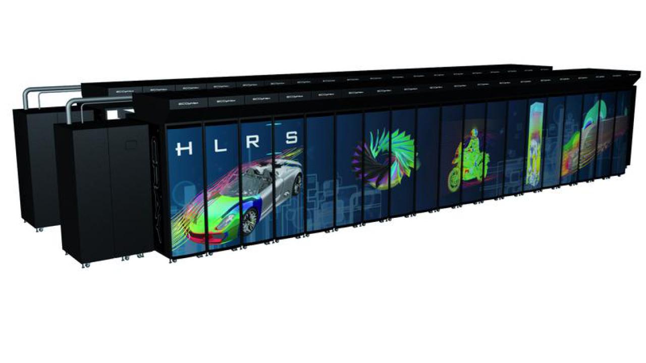 [24/02/2012] Cray XE6 Hermit, Computer generated rendered view of the complete system