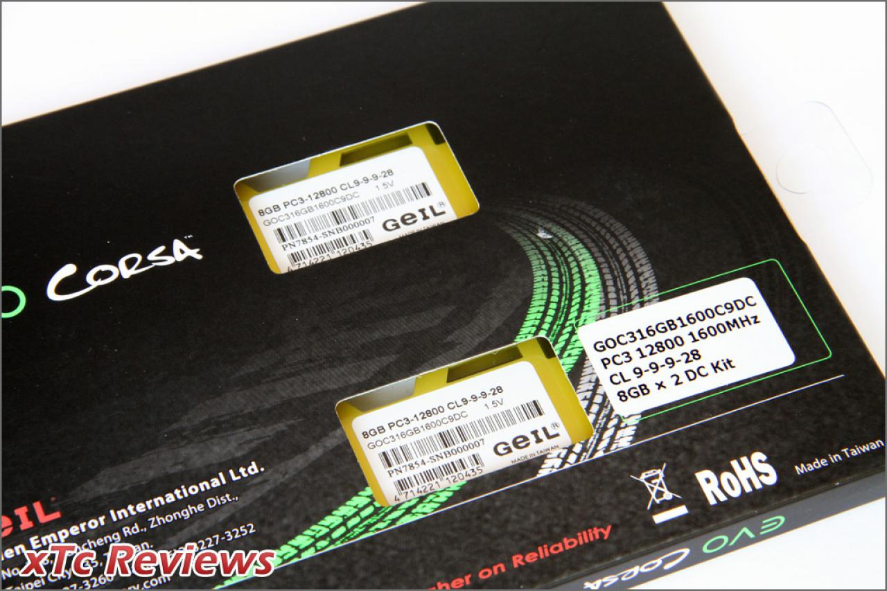 [01/02/2012] GeiL Evo Corsa DDR3-1600 CL9 16-GiByte-Kit im PCGHX-Check. (2)