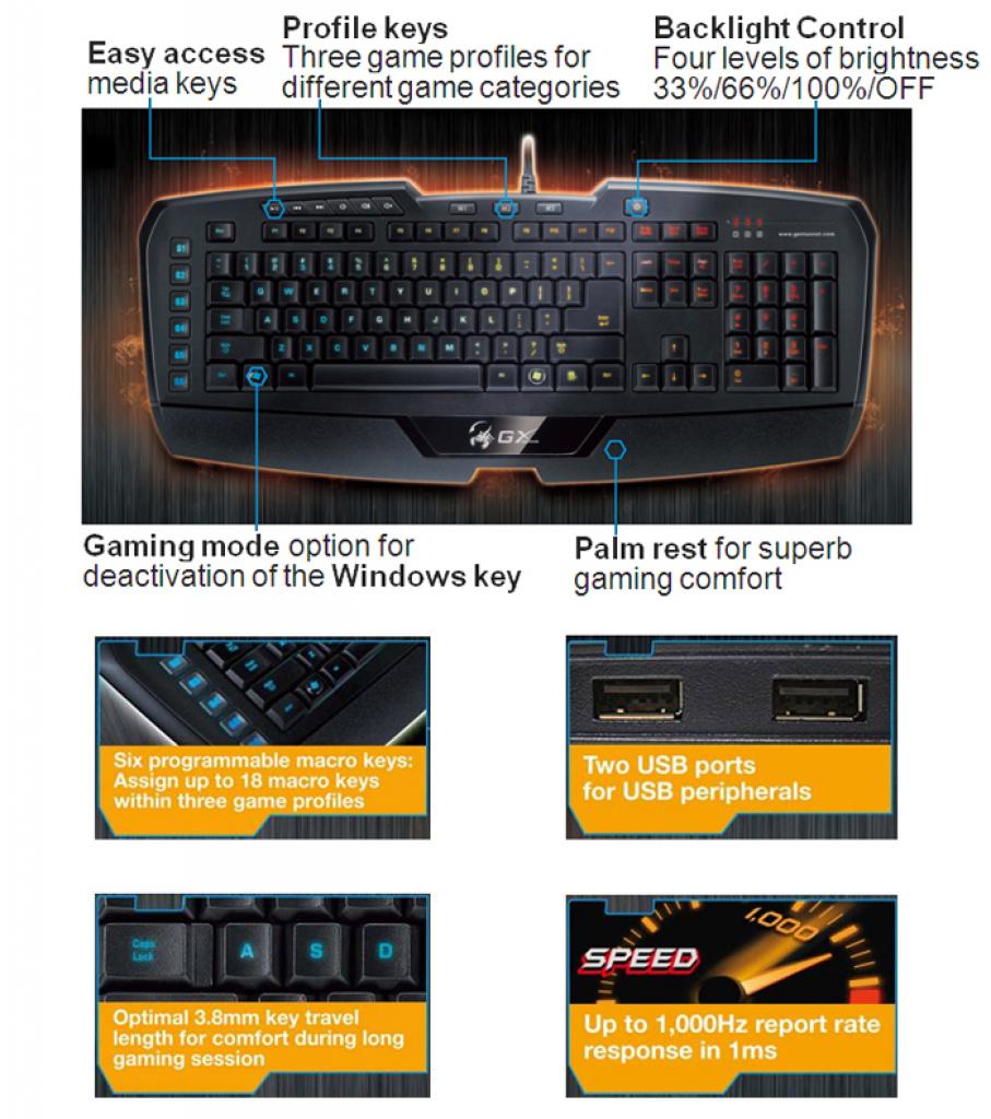 [29/02/2012] Genius präsentiert die Imperator Pro - Neue Tastatur für MMO- und RTS-Spieler. (1)