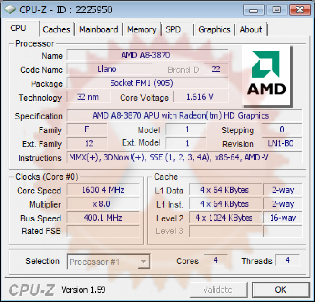 [01/02/2012] Llano auf Anabolika: A8-3870K auf 6.068 MHz übertaktet - Auch RAM- und Referenzfrequenzen am Limit. (2)