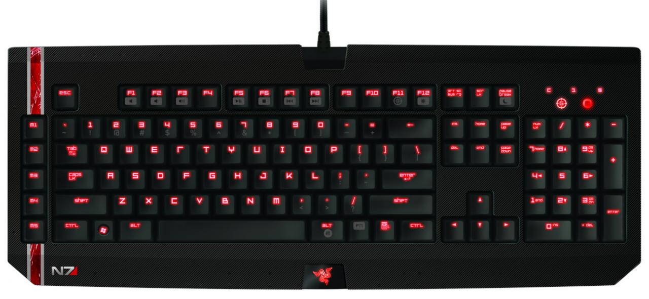[17/02/2012] Mass Effect 3 Razer Black Widow Ultimate Mechanical Gaming Keyboard