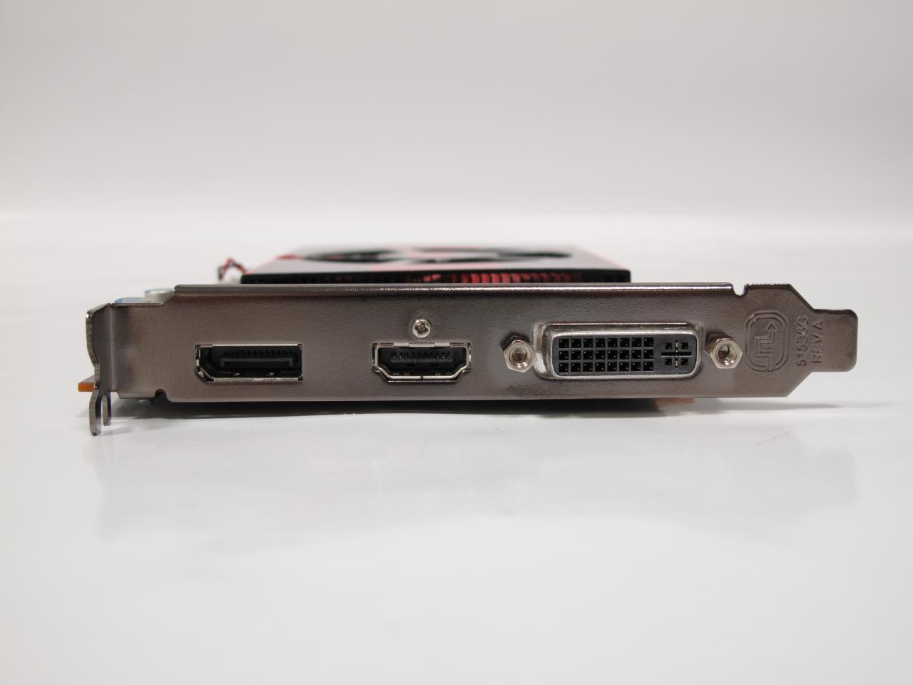 [14/02/2012] Radeon HD 7750 (AMD-Referenzdesign): Anschlüsse