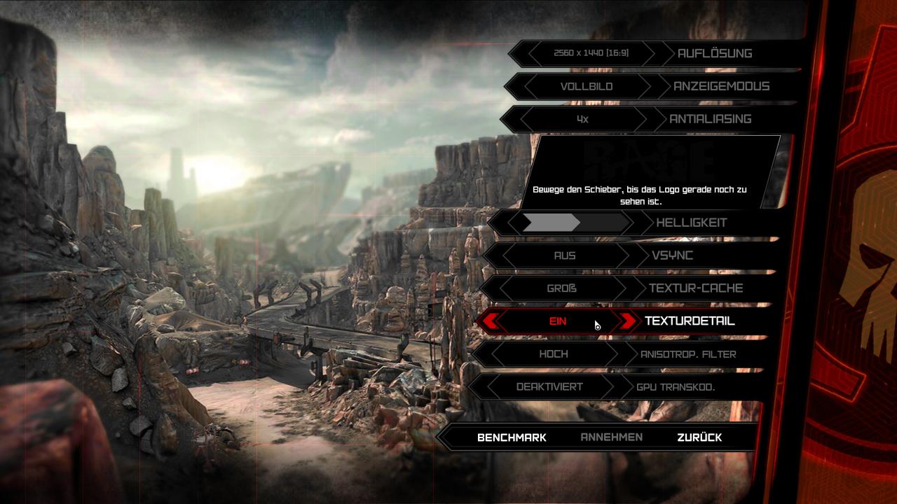 [03/02/2012] Rage: Erst mit Patch 1.2 gibt's (auf Kosten der CPU) bessere Texturen, GPU-Transcoding ist wie gehabt Geforce-exklusiv. Gerade die Release-Version war technisch äußerst durchwachsen - schade drum