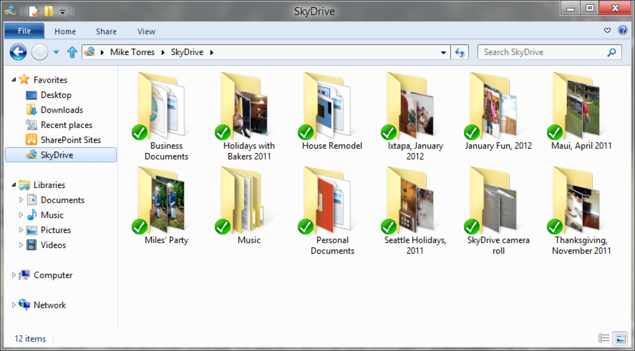[21/02/2012] Windows 8: Microsoft Skydrive-Cloud wird in Dateiexplorer integriert (3)