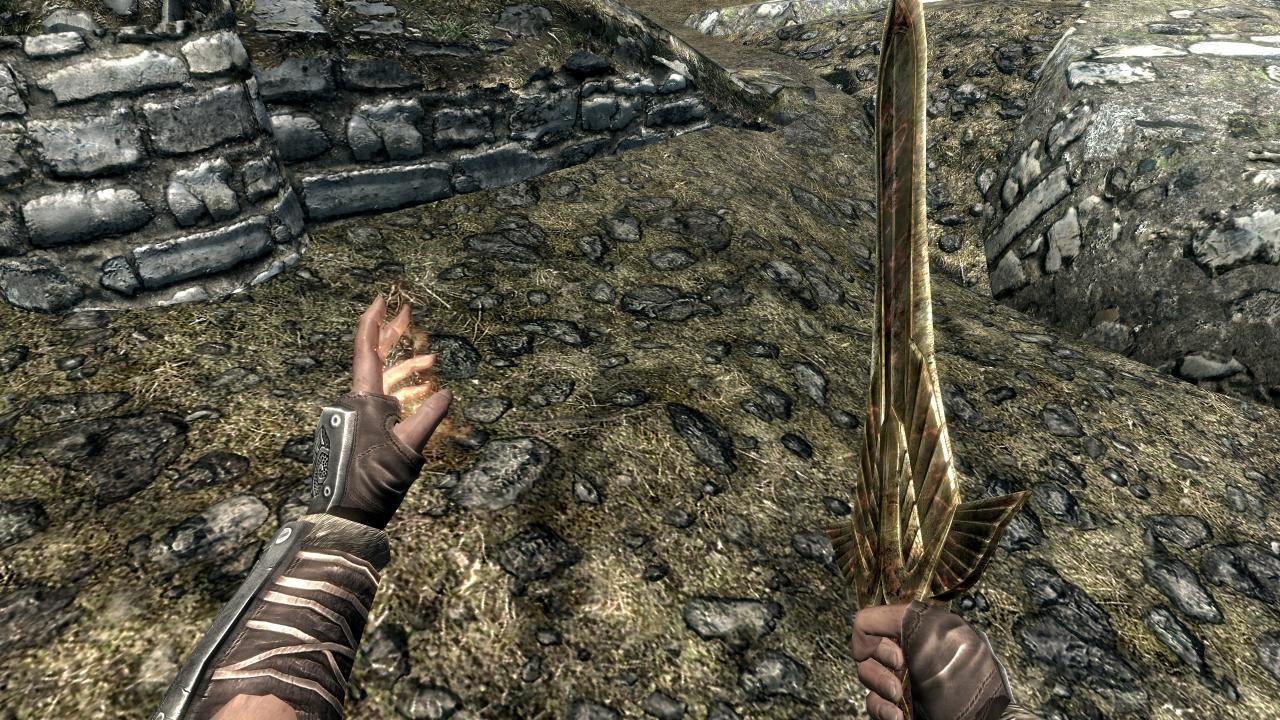 [08/02/2012] Skyrim Texturvergleich: Originaltextur in Bild 1, HD-Textur in Bild 2 (16)