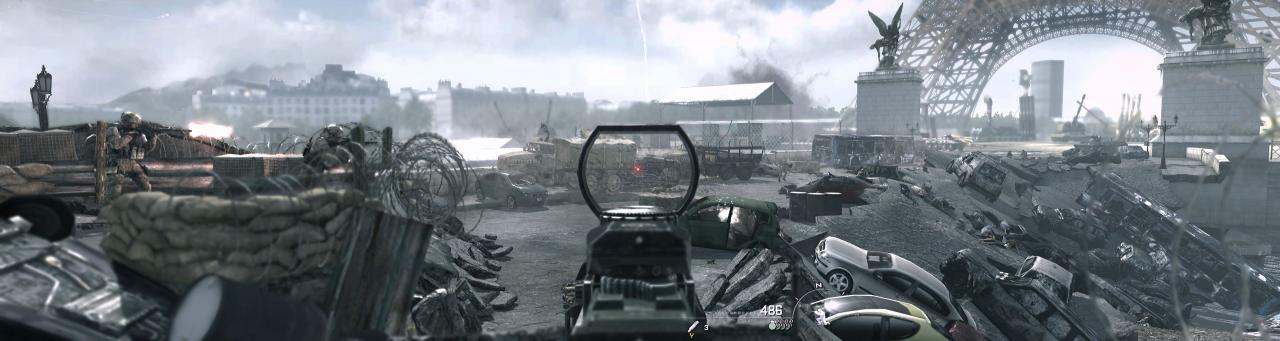 [10/02/2012] CALLOFDUTY : Modern Warfare 3 (Nvidia Surround; DX9; 4x MSAA + FXAA; Widescreenfix ohne Fadenkreuz und mit ENB-Mod und FXAA injection) - (Alles auf 